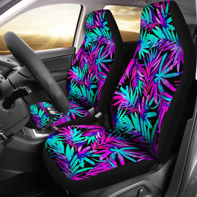 Colorful Neon Plants Car Seat Covers
