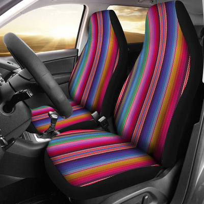 Colorful Rainbow Stripes Car Seat Covers