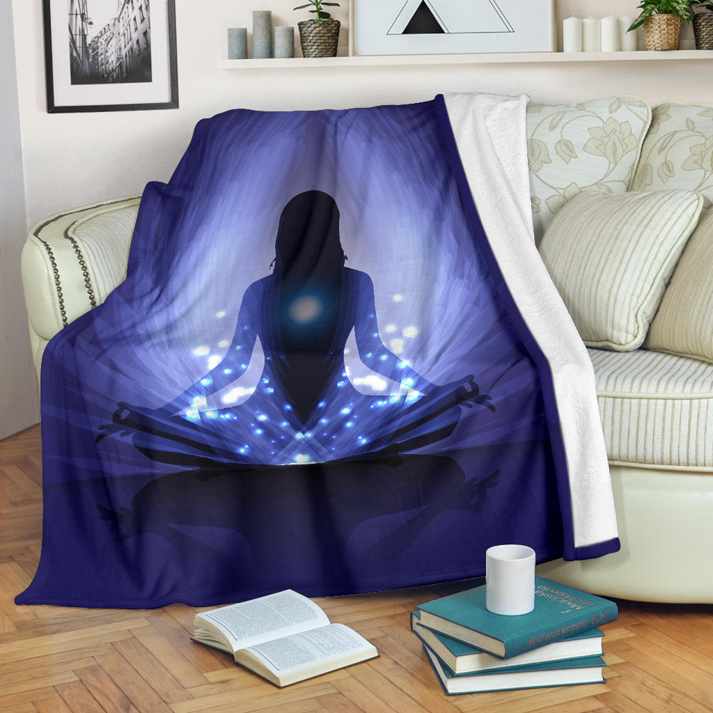 Purple Meditator Blanket