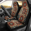 Brown Mandalas Car Seat Covers