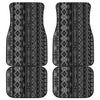 Grey Boho Aztec Car Floor Mats