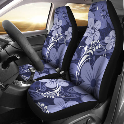 Blue & Purple Aloha Flowers Car Seat Covers
