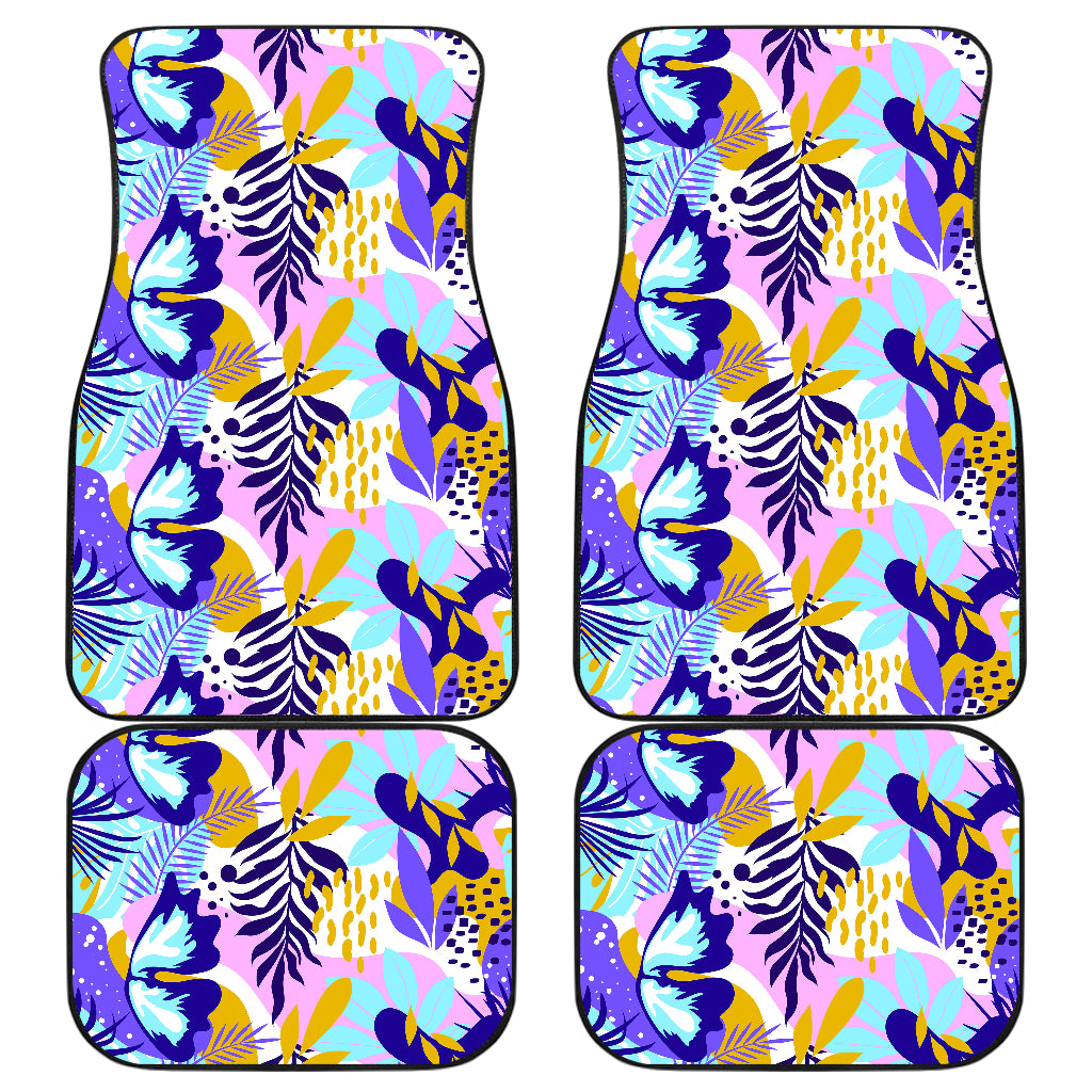 Colorful Floral Car Floor Mats