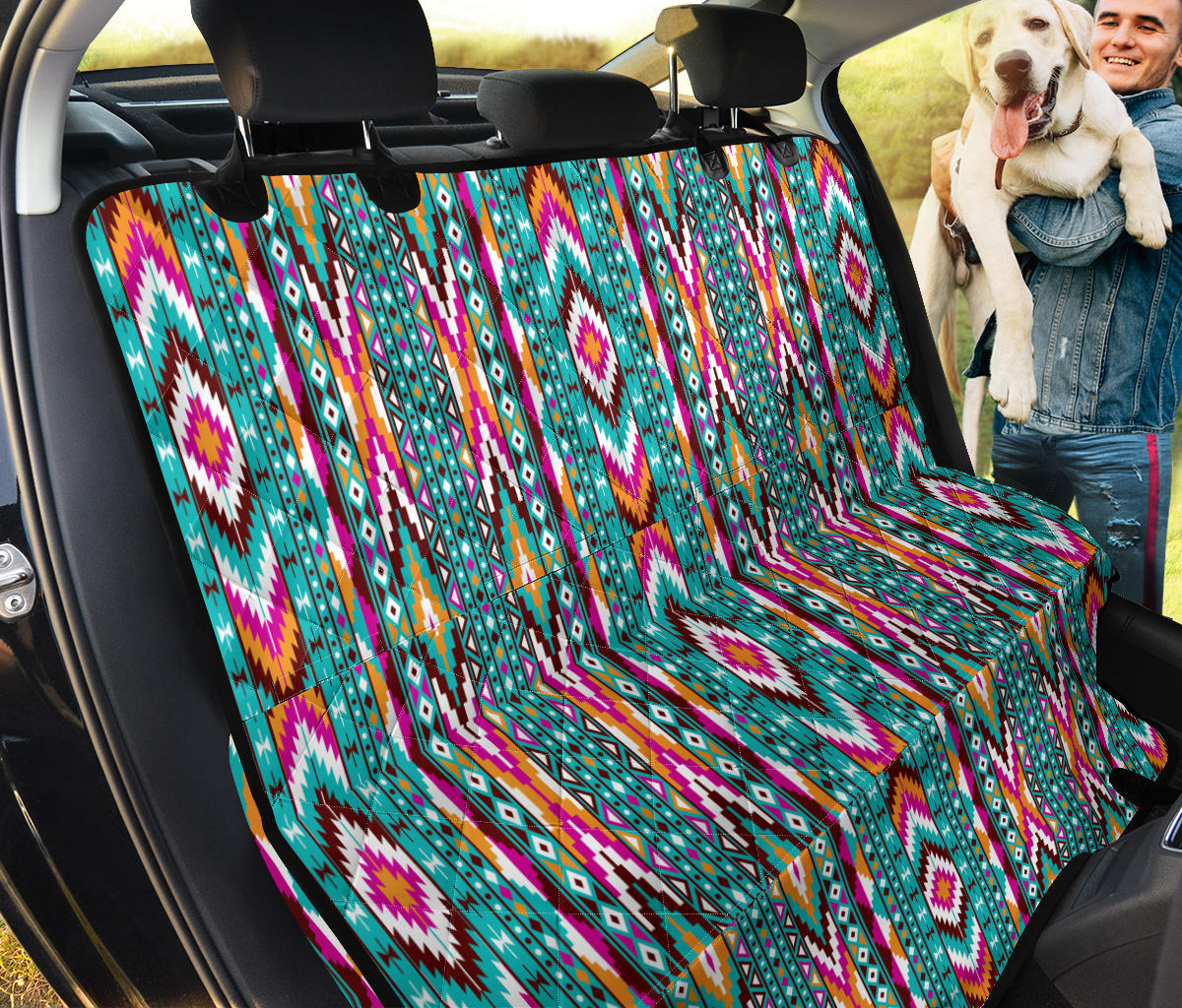 Tribal Ethnic Car Back Seat Pet Cover