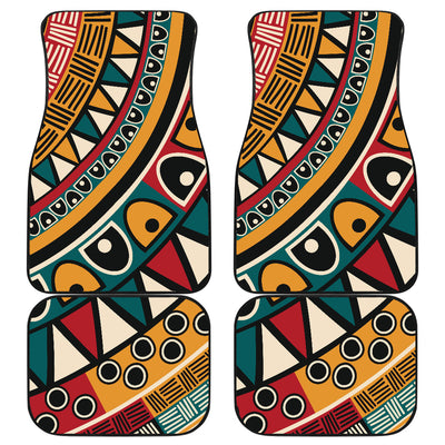 Brown Tribal Mandala Car Floor Mats