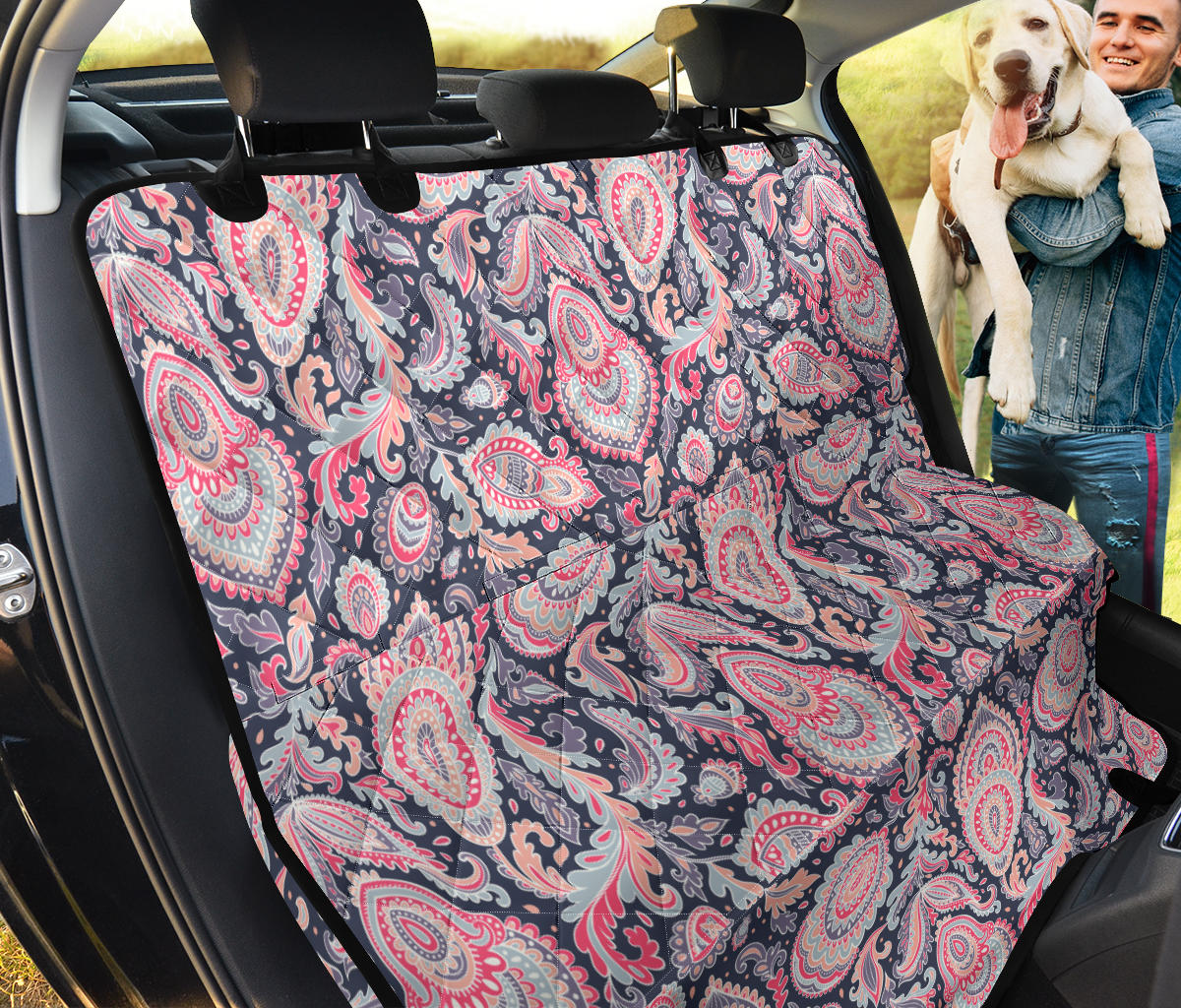 Elegant Decor Car Back Seat Pet Cover