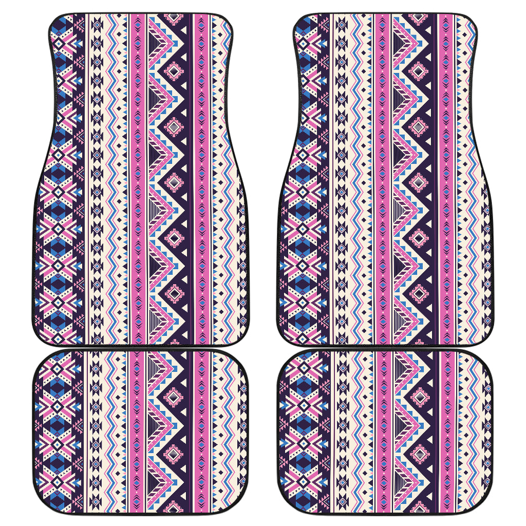 Pink Ethnic Car Floor Mats