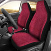 Red Confetti Print Car Seat Covers