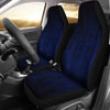 Navy Blue Grunge Car Seat Covers