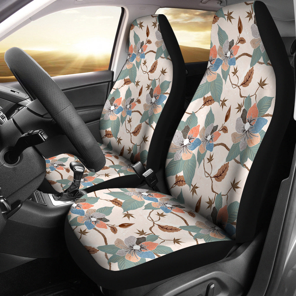 Vintage Floral Car Seat Covers