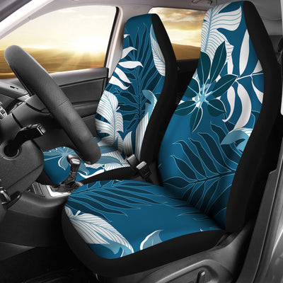 Blue Leaves Car Seat Covers