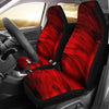 Red Feathers Car Seat Covers