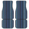 Blue Boho Stripes CL Car Floor Mats