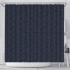 Dark Grey Decor Shower Curtain