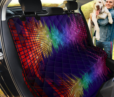 Colorful Equalizer Car BackSeat Pet Cover