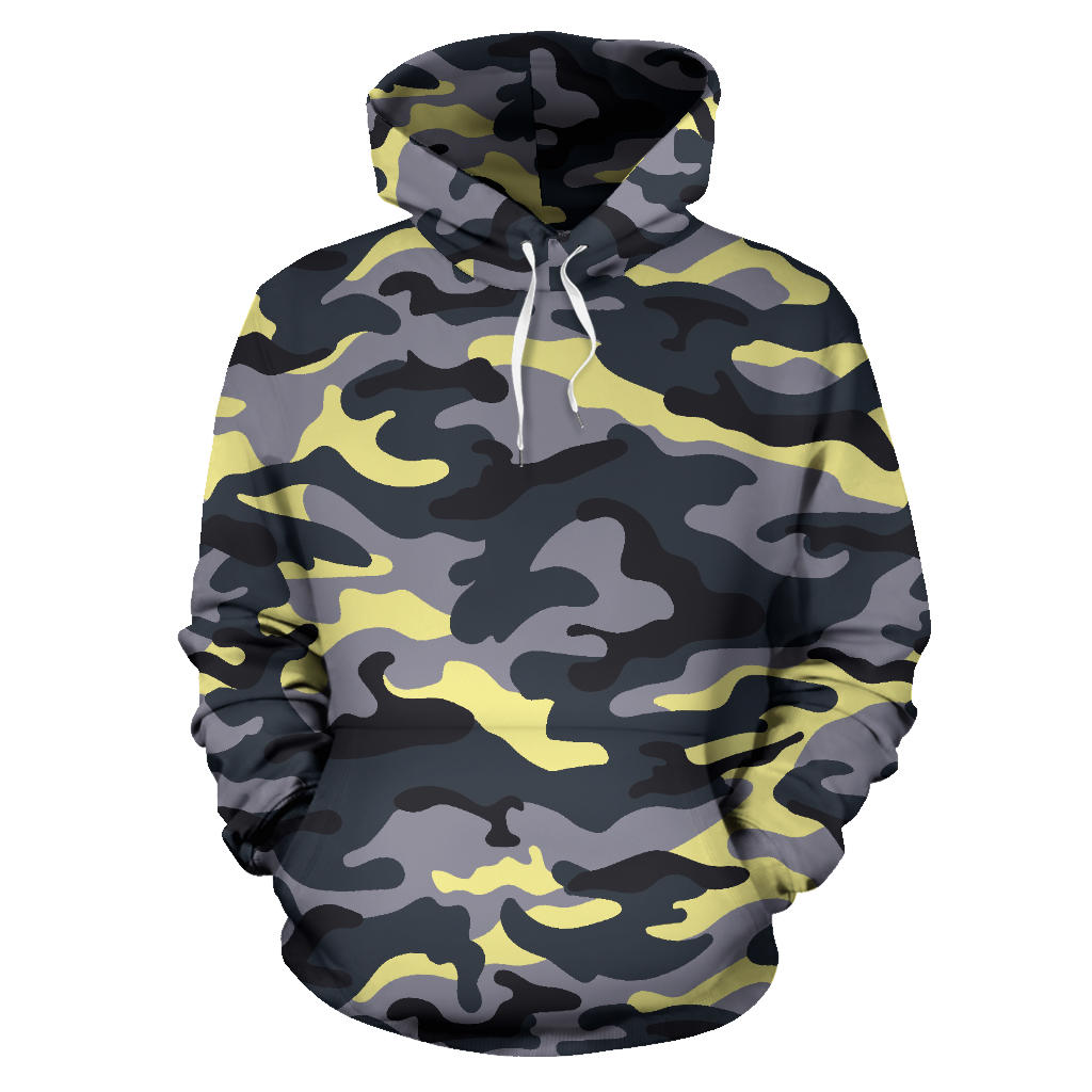 Yellow Camouflage Hoodie