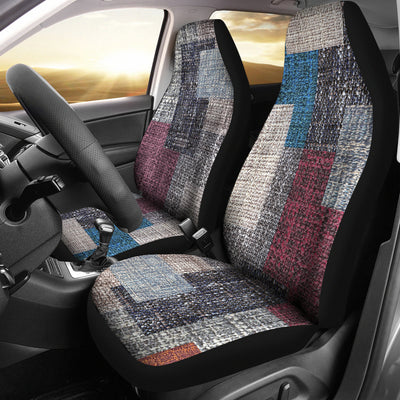 Berber Carpet Print Patchwork Car Seat Covers