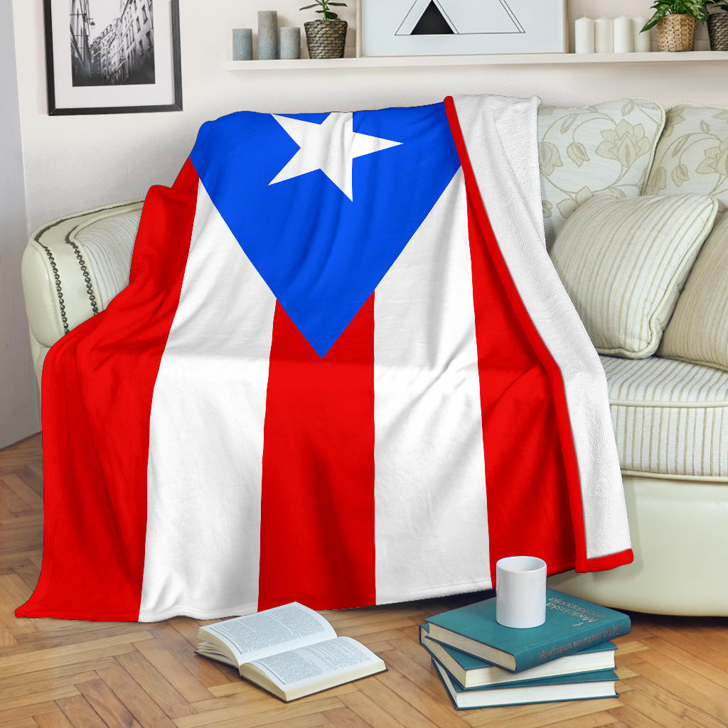 Puerto Rican Flag Blanket