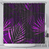 Purple Leaves Shower Curtain