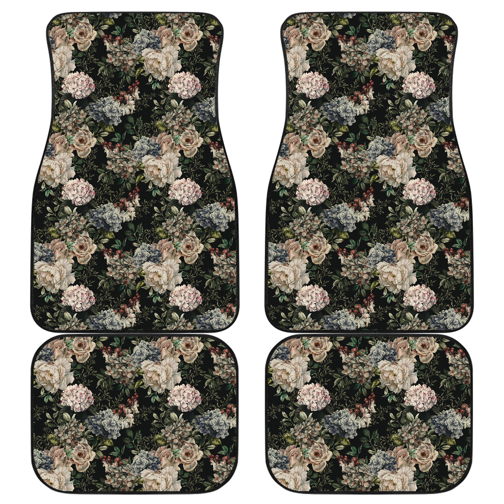 Floral Pattern Car Floor Mats