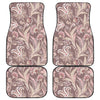 Elegant Floral Decor Car Floor Mats