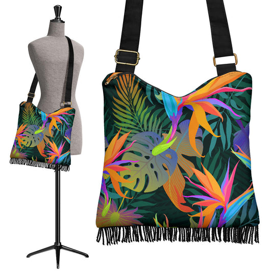 Colorful Plants Crossbody Bag