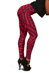 Red Tribal Leggings