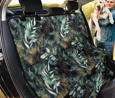 Green Leaves Car Back Seat Pet Cover