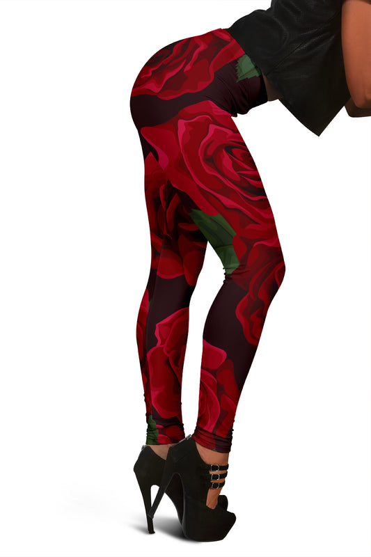 Red Roses Leggings