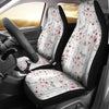 Pink Flower Stripes Car Seat Covers