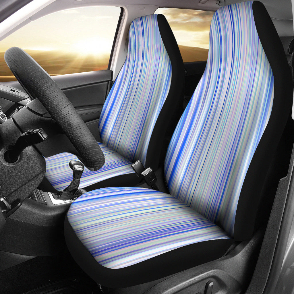 Blue Streaks Car Seat Covers