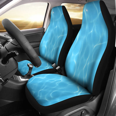 Light Blue Water Surface Car Seat Covers