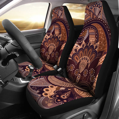 Brown Decor Car Seat Covers