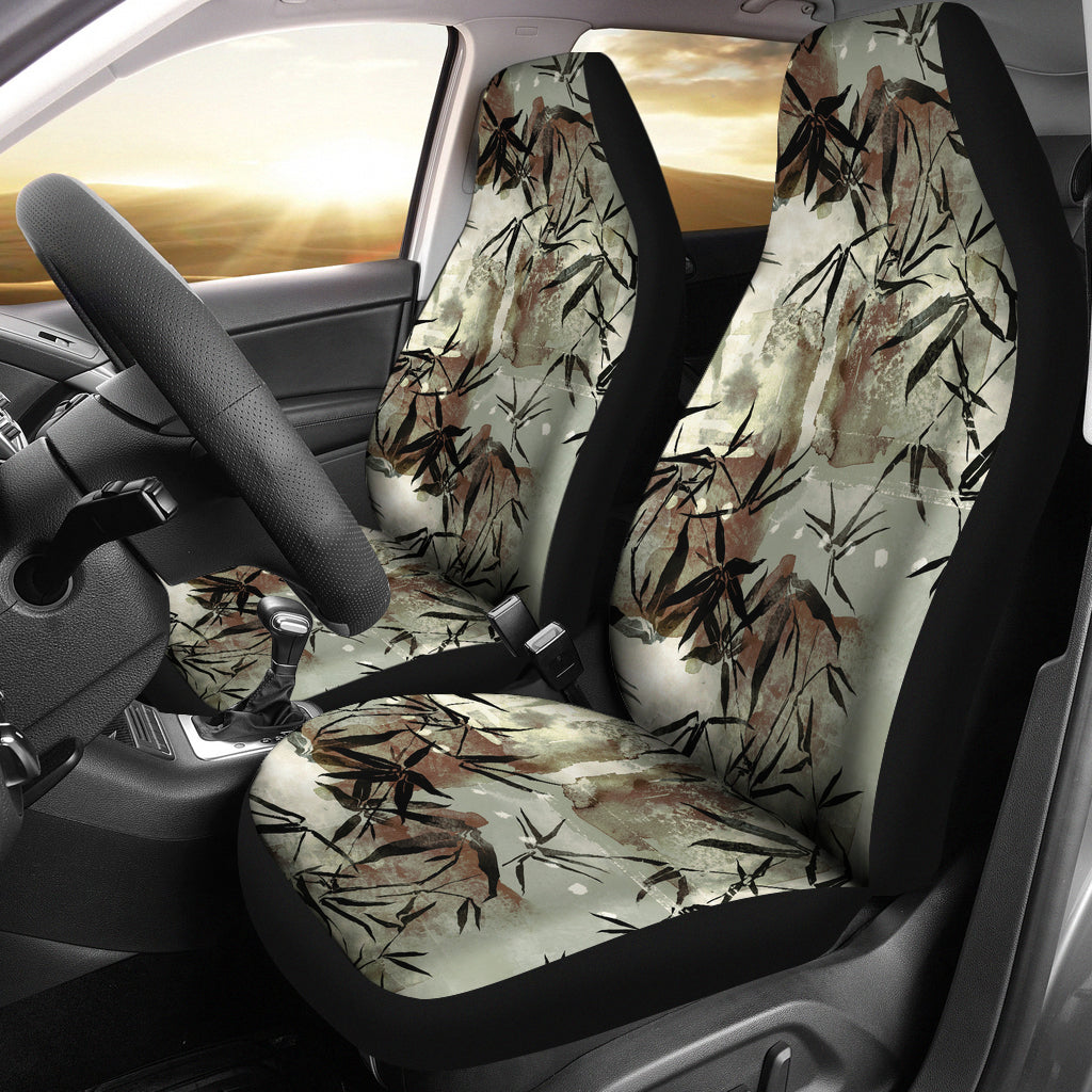 Abstract Leaves Car Seat Covers