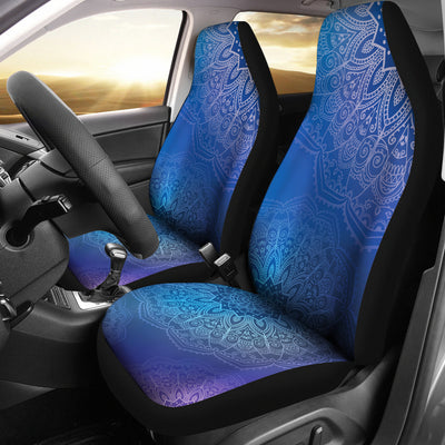 Blue Mandalas Car Seat Covers
