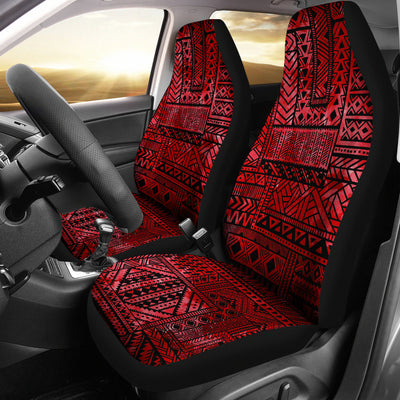 Red Tribal Abstracat Car Seat Covers