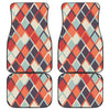 Retro Checkered Car Floor Mats