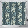 Floral Tribal Polynesian Shower Curtain