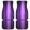 Purple Stripes Car Floor Mats