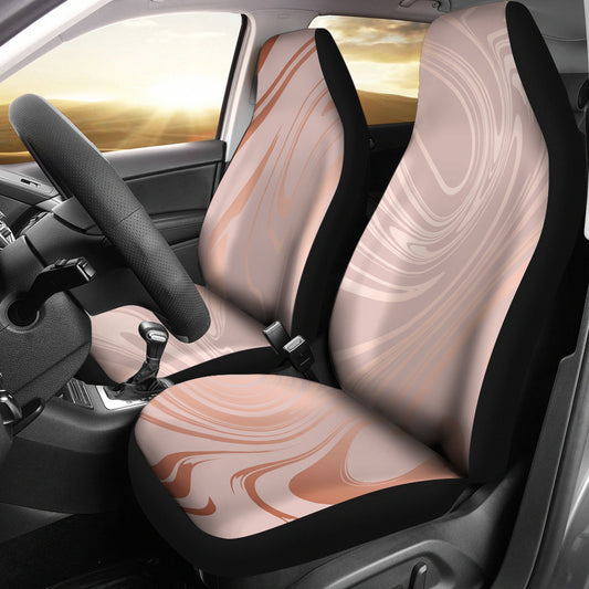 Ivory Swirls Car Seat Covers