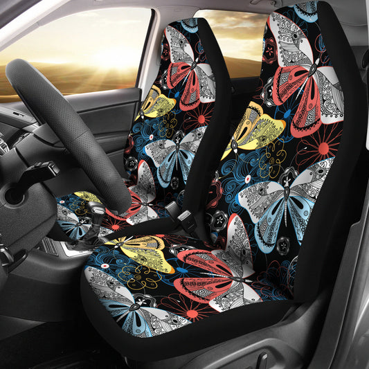 Butterflies Decor Car Seat Covers