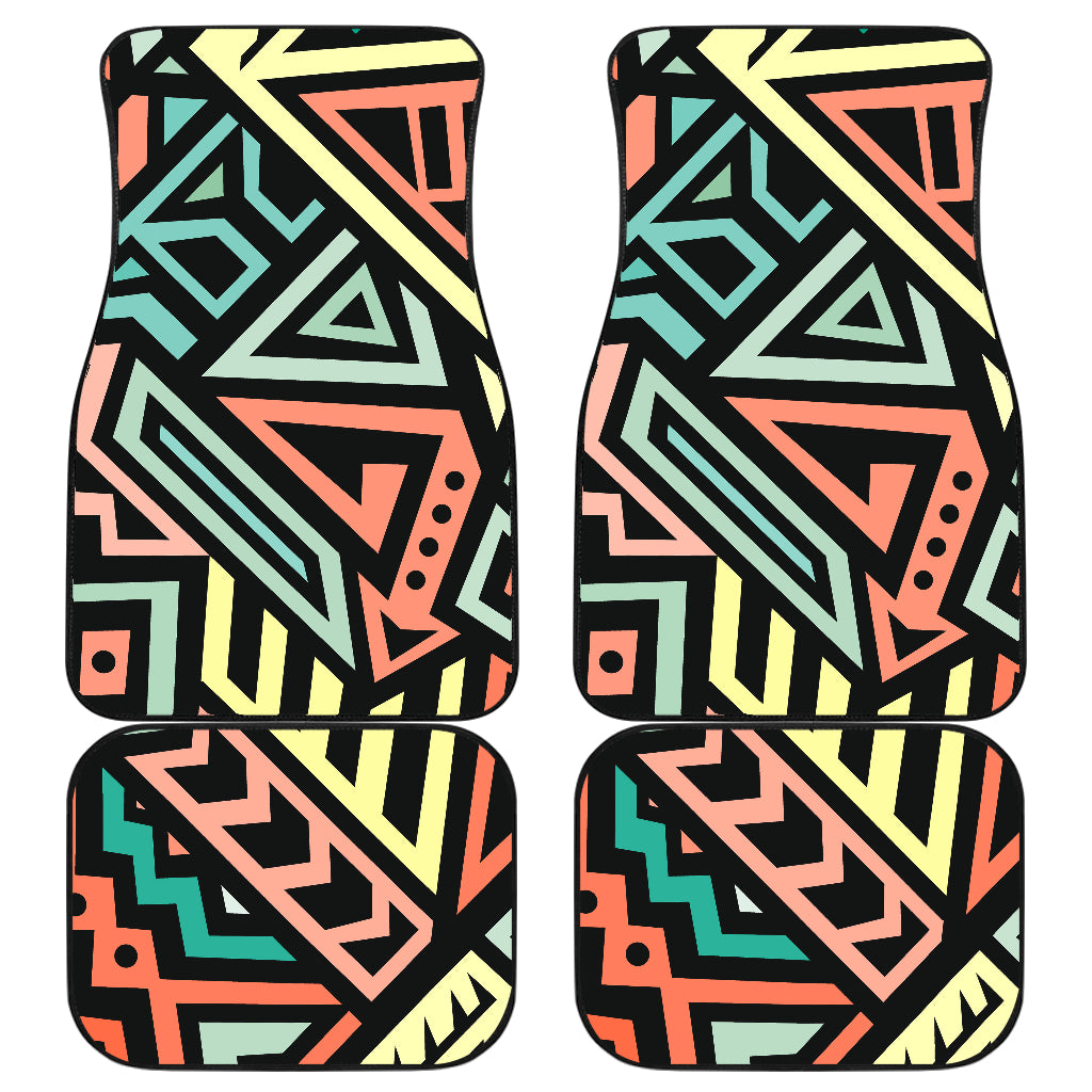 Colorful Tribal Car Floor Mats