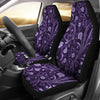 Purple Floral Car Seat Covers