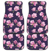 Purple Pink Flowers Car Floor Mats