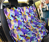 Colorful Floral Car Back Seat Pet Cover