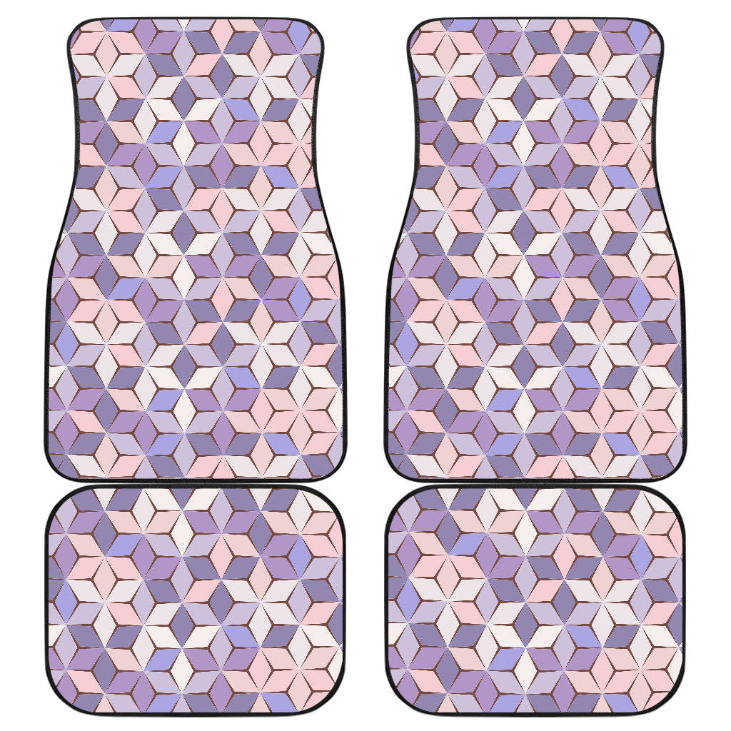 Blue Purple Abstract Car Floor Mats