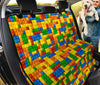 Colorful Lego Car Back Seat Pet Cover