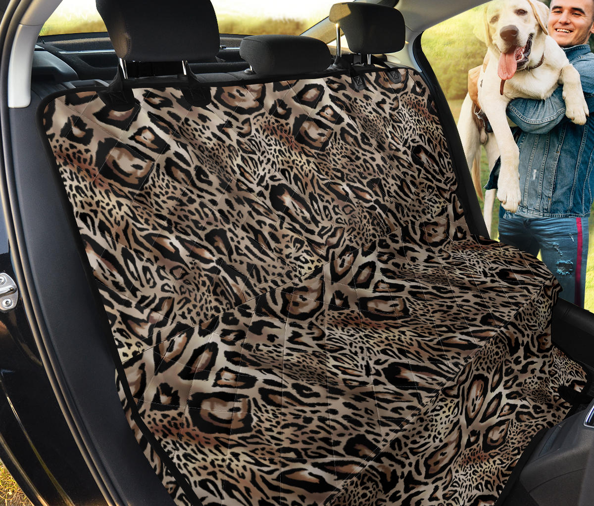 Leopard skin print Car Back Seat Pet Covers, Backseat Seat Covers, Seat Protector, Car Accessories, Abstract Art discount