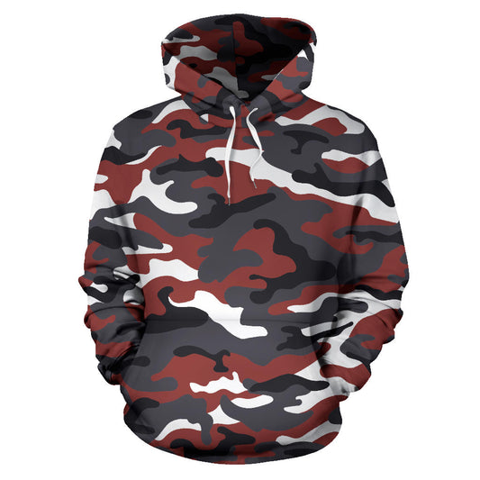 Red Camouflage Hoodie