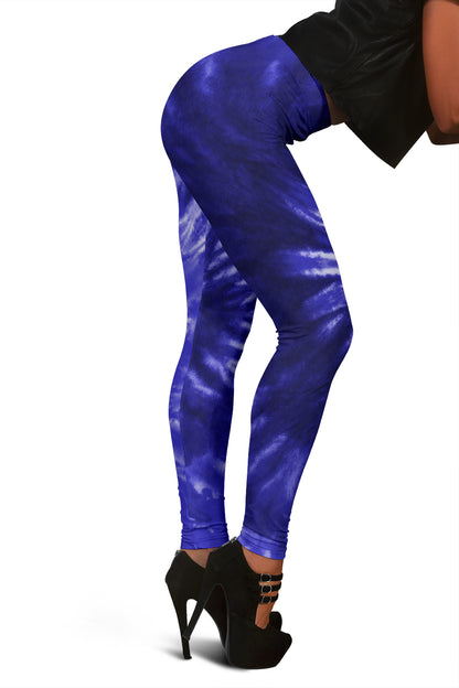 Royal Blue Tie Dye Leggings